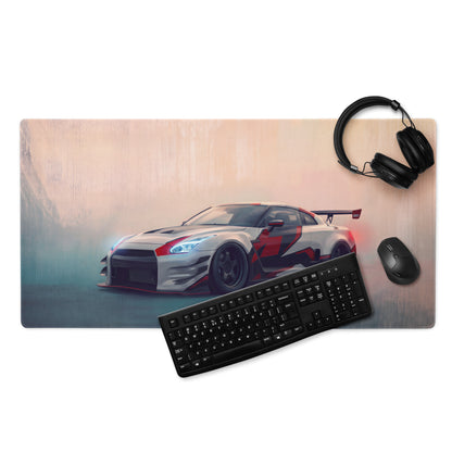 Nissan GT-R Inspired Nismo Camo Livery Desk Mat – Low-Friction Cloth Setup Mousepad