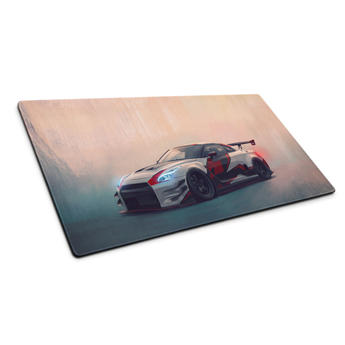 Nissan GT-R Inspired Nismo Camo Livery Desk Mat – Low-Friction Cloth Setup Mousepad