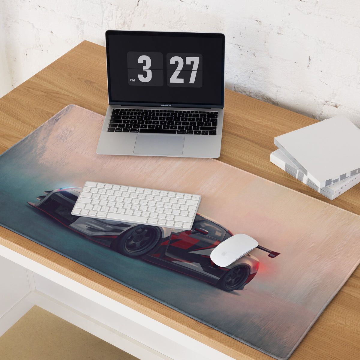 Nissan GT-R Inspired Nismo Camo Livery Desk Mat – Low-Friction Cloth Setup Mousepad