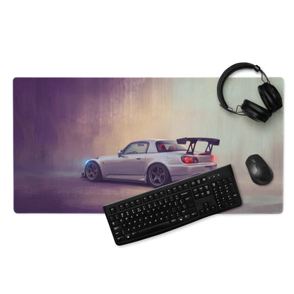 Honda S2000 Inspired Sebring Silver Track Wing Desk Mat – High-Precision XL Gaming Mousepad
