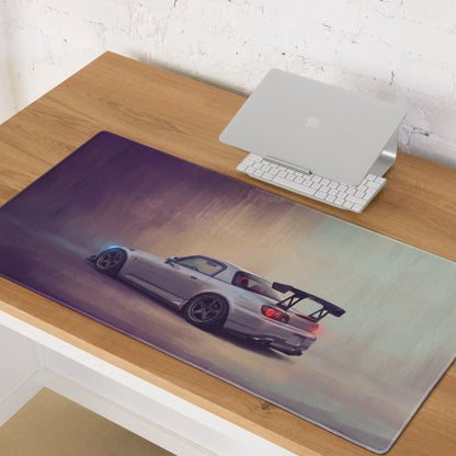 Honda S2000 Inspired Sebring Silver Track Wing Desk Mat – High-Precision XL Gaming Mousepad