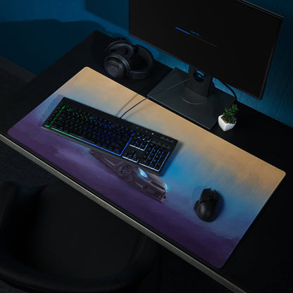 Nissan GT-R Inspired Stealth Black Widebody Desk Mat – High-Precision XL Gaming Mousepad