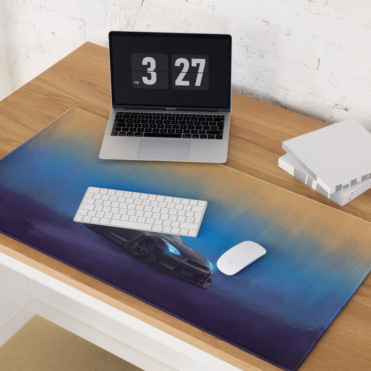 Nissan GT-R Inspired Stealth Black Widebody Desk Mat – High-Precision XL Gaming Mousepad