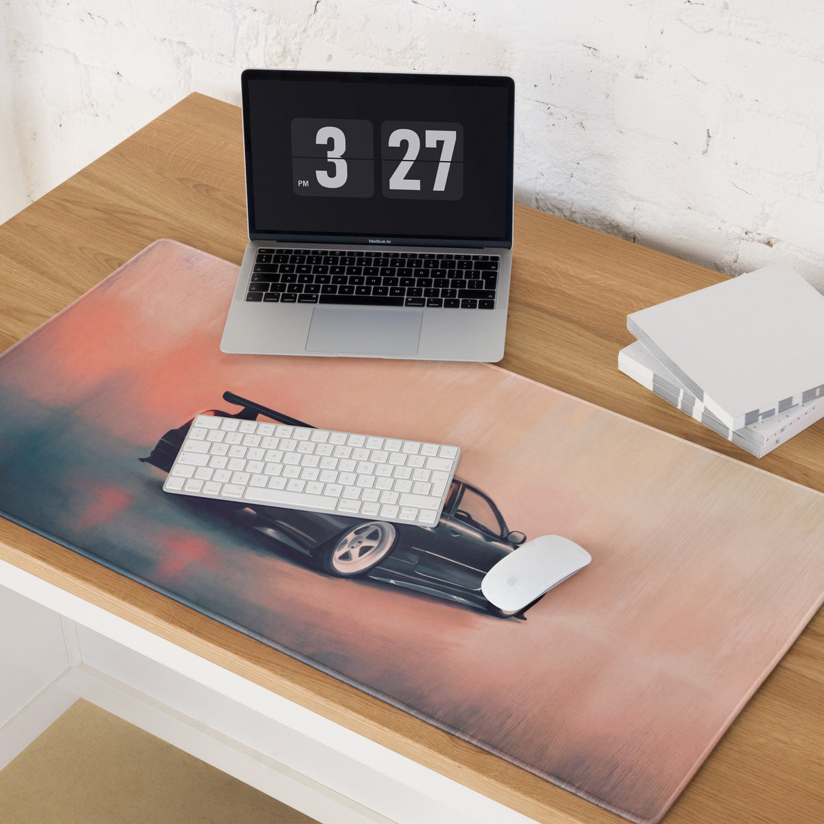 Nissan Skyline Inspired Black Pearl R34 GT-R Desk Mat – High-Precision XL Gaming Mousepad