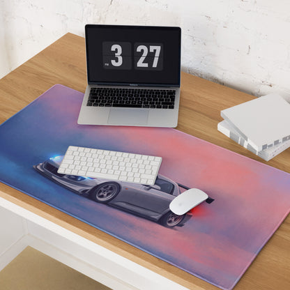 Honda S2000 Inspired Sebring Silver AP2 Track Desk Pad – Extended Non-Slip PC Mouse Mat