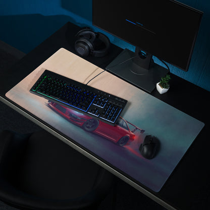 Nissan Silvia Inspired Crimson S14 Kouki Aero Desk Mat – High-Precision XL Gaming Mousepad