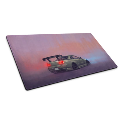 Nissan Skyline Inspired Millennium Jade R34 GT-R Rear Desk Mat – High-Precision XL Gaming Mousepad