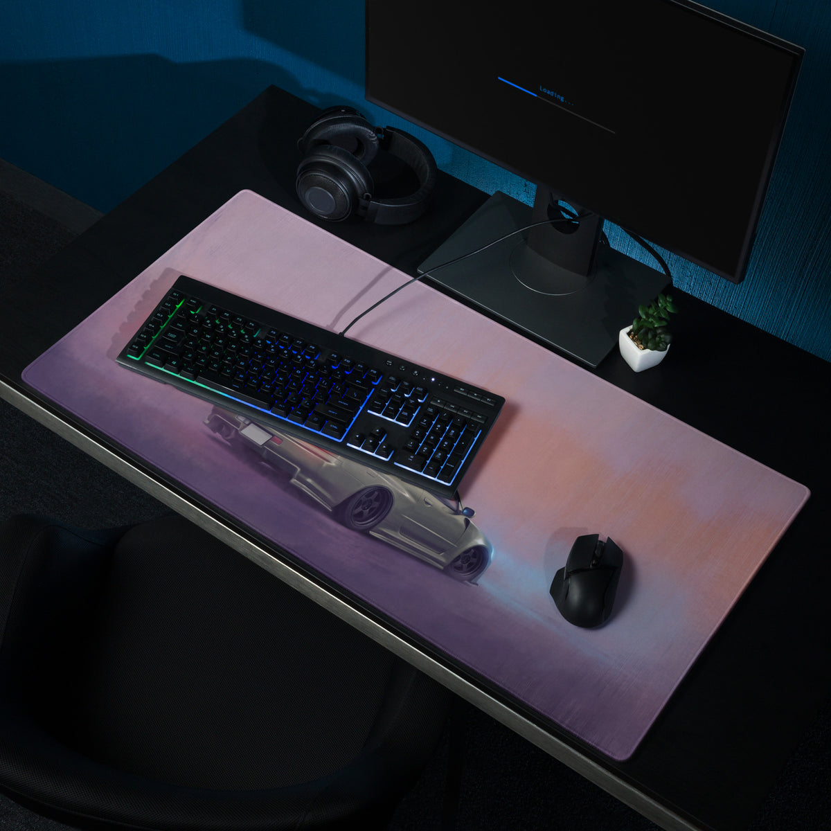 Nissan Skyline Inspired Millennium Jade R34 GT-R Rear Desk Mat – High-Precision XL Gaming Mousepad