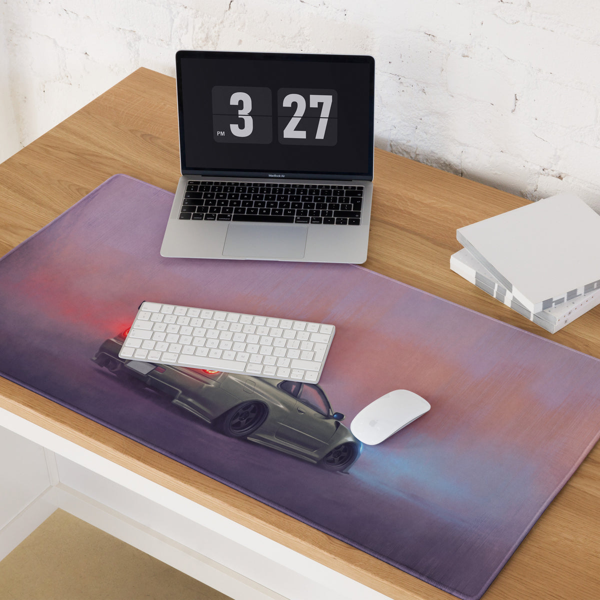 Nissan Skyline Inspired Millennium Jade R34 GT-R Rear Desk Mat – High-Precision XL Gaming Mousepad