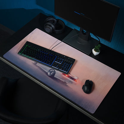 Nissan Silvia Inspired Pearl White S14 Zenki Desk Mat – High-Precision XL Gaming Mousepad