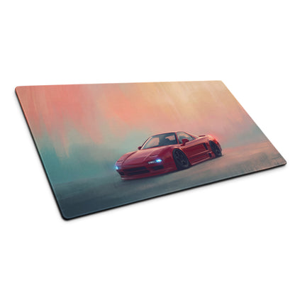 Honda NSX Inspired Formula Red Pop-Up NA1 Desk Mat – Low-Friction Cloth Setup Mousepad