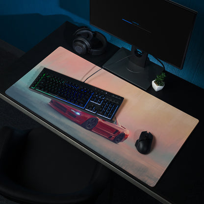 Honda NSX Inspired Formula Red Pop-Up NA1 Desk Mat – Low-Friction Cloth Setup Mousepad