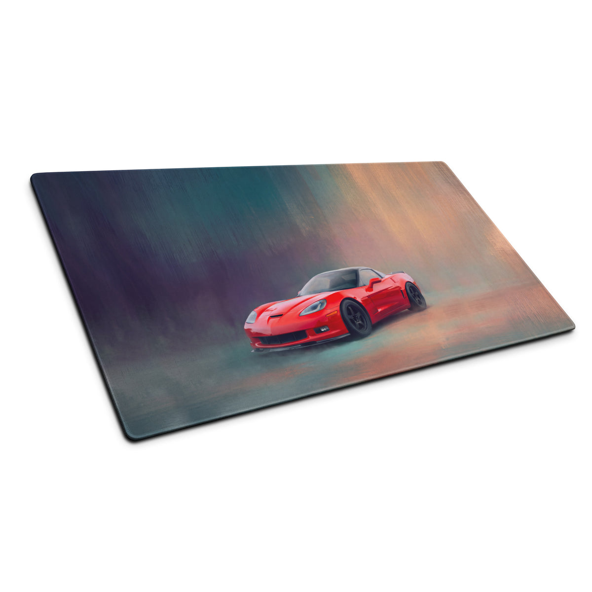 Chevrolet Corvette C6 Inspired Torch Red Rear Desk Mat – High-Precision XL Gaming Mousepad