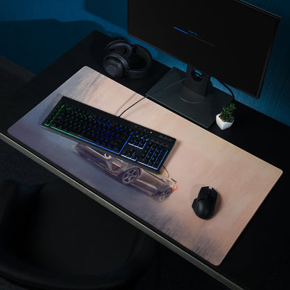 Ford Mustang Inspired Tactical Stealth RTR Desk Pad – Ultra-Glide Stitched Edge Gaming Mouse Mat