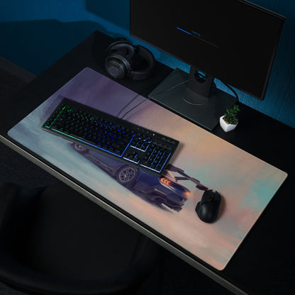 Ford Mustang Inspired Performance Blue GTD Wing Desk Mat – High-Precision XL Gaming Mousepad
