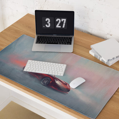 Dodge Viper Inspired Stryker Red Front Desk Mat – High-Precision XL Gaming Mousepad