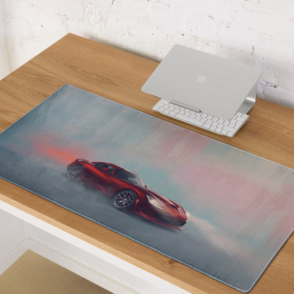 Dodge Viper Inspired Stryker Red Front Desk Mat – High-Precision XL Gaming Mousepad