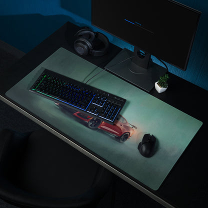 Chevrolet Camaro Inspired Red Hot ZL1 Desk Pad – Extended Non-Slip PC Mouse Mat