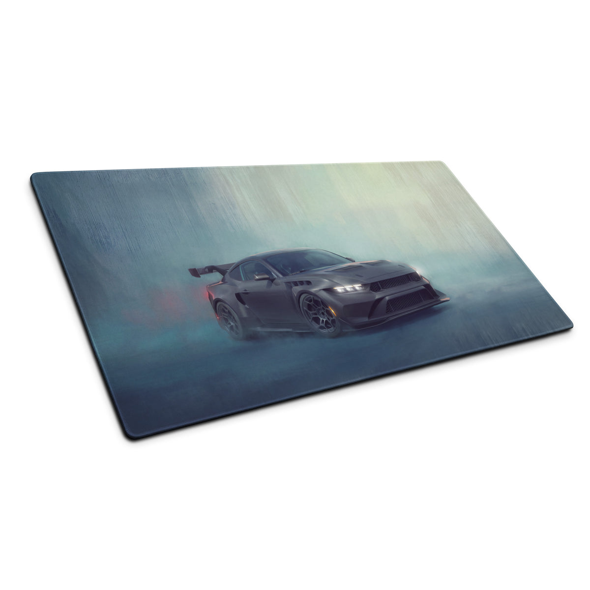 Ford Mustang Inspired Dark Matter GTD Carbon Desk Mat – High-Precision XL Gaming Mousepad