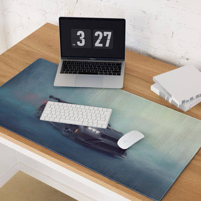Ford Mustang Inspired Dark Matter GTD Carbon Desk Mat – High-Precision XL Gaming Mousepad