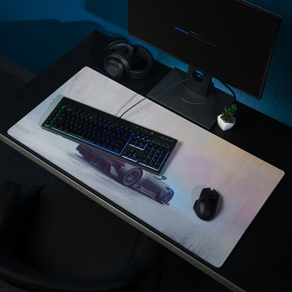 Aston Martin Vulcan Inspired Gaming Mouse Pad – Gray Supercar Extended Desk Mat