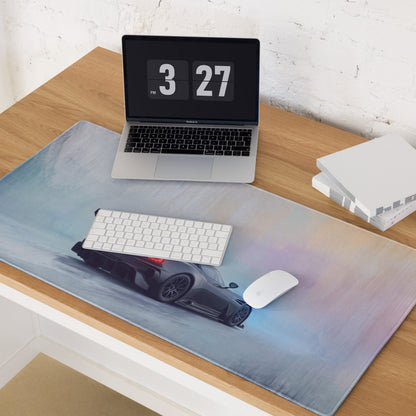Aston Martin Vulcan Inspired Gaming Mouse Pad – Gray Supercar Extended Desk Mat