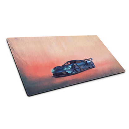 Ford GT Inspired Gaming Mouse Pad – Blue Supercar Extended Desk Mat