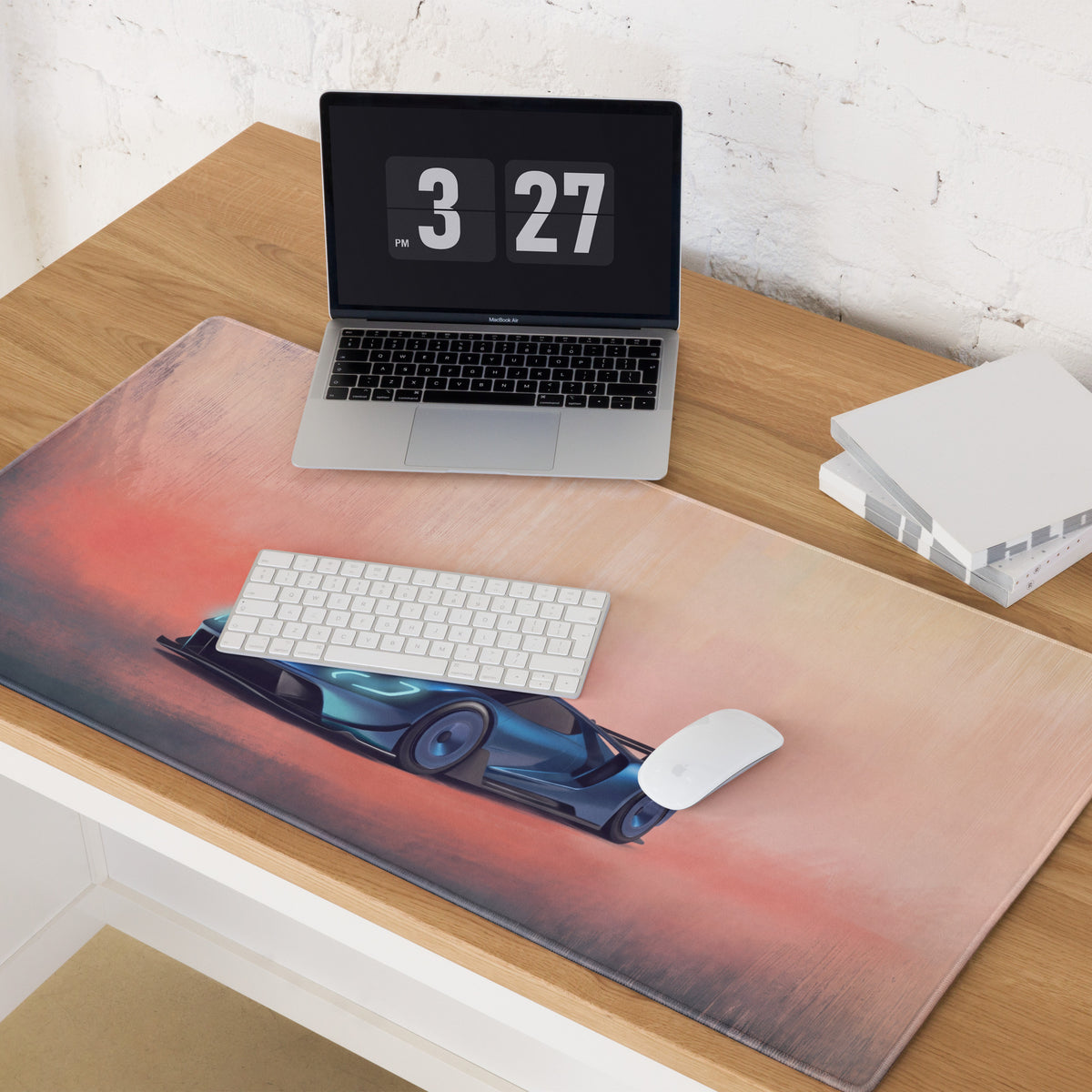 Ford GT Inspired Gaming Mouse Pad – Blue Supercar Extended Desk Mat