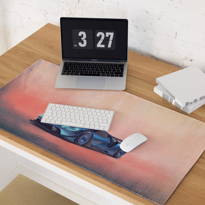 Ford GT Inspired Gaming Mouse Pad – Blue Supercar Extended Desk Mat