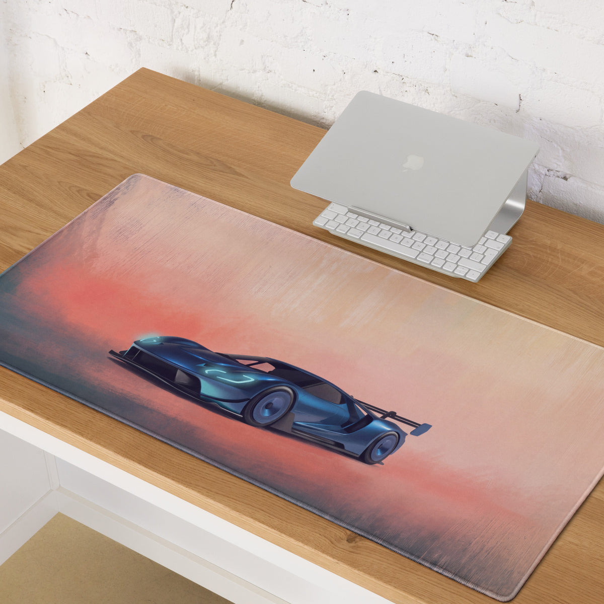 Ford GT Inspired Gaming Mouse Pad – Blue Supercar Extended Desk Mat