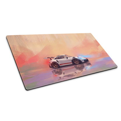 Porsche 911 GT3 RS Inspired Gaming Mouse Pad – Sunset Reflection Extended Desk Mat