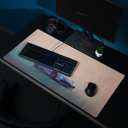 Ferrari 296 GTB Inspired Gaming Mouse Pad – Blue Supercar Extended Desk Mat