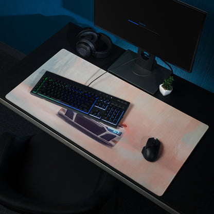 Audi R8 LMS GT3 Inspired Gaming Mouse Pad – White Race Car Extended Desk Mat