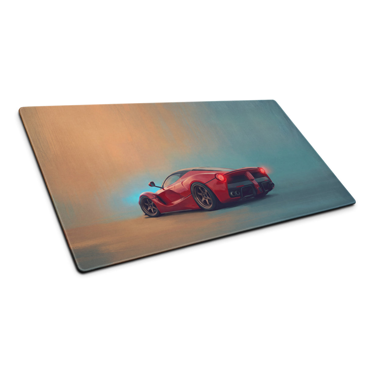 Ferrari Enzo Inspired on TE37 Gaming Mouse Pad – Red Supercar Extended Desk Mat