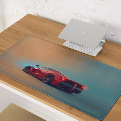 Ferrari Enzo Inspired on TE37 Gaming Mouse Pad – Red Supercar Extended Desk Mat
