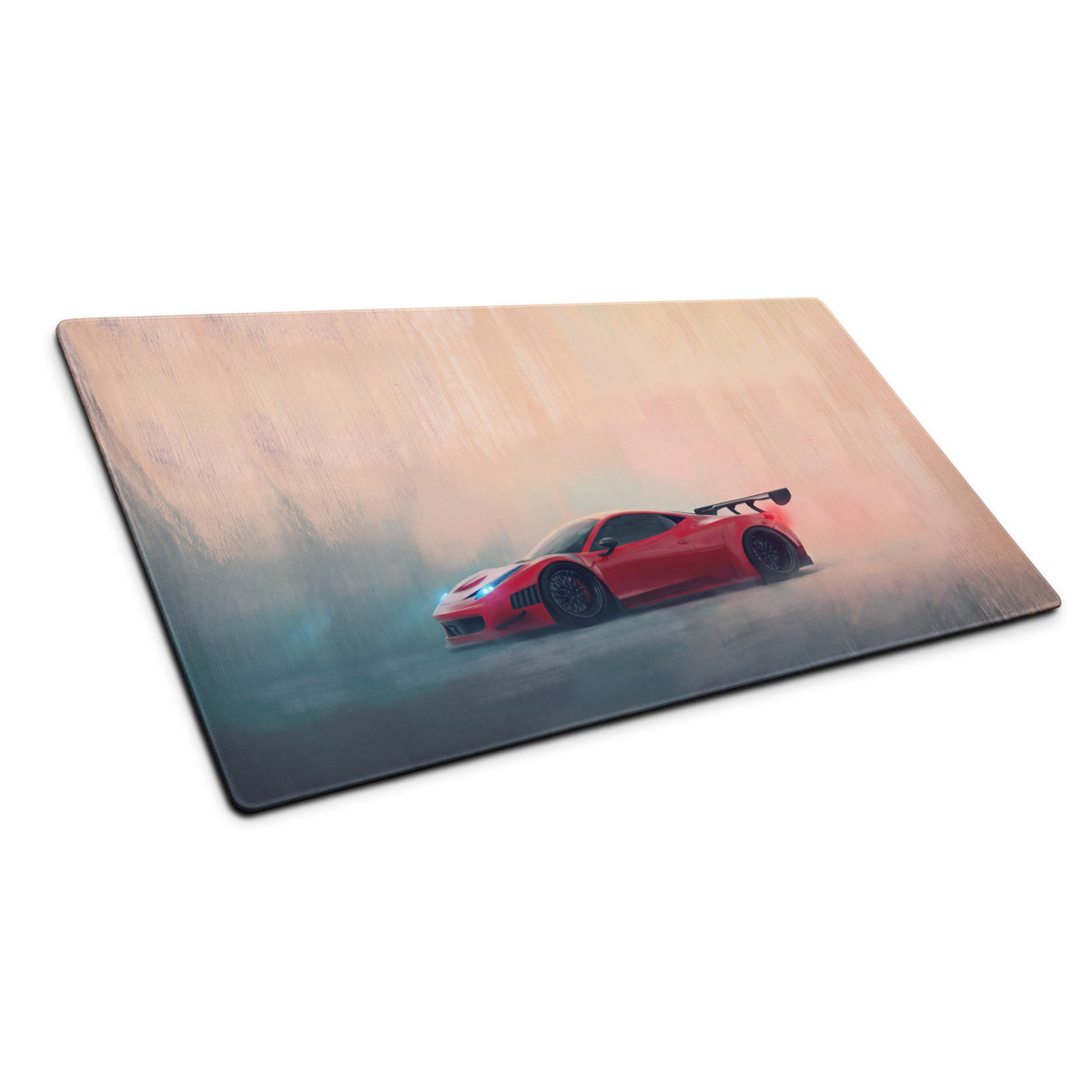 Ferrari 458 Italia GT3 Inspired Gaming Mouse Pad – Red Race Car Extended Desk Mat