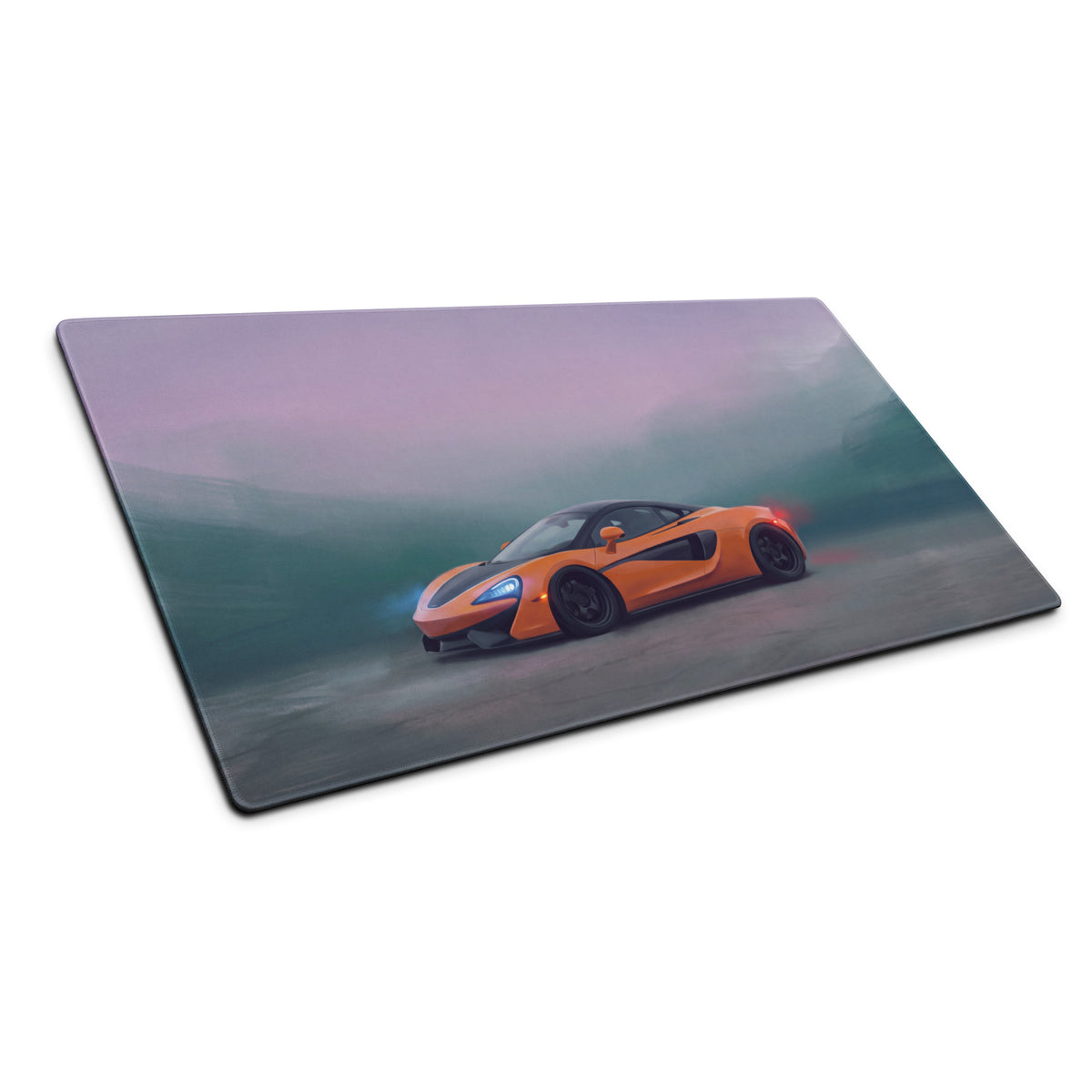 McLaren 570S Inspired Gaming Mouse Pad – Orange Supercar Extended Desk Mat