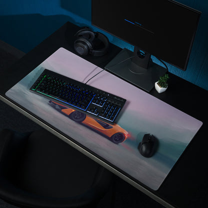 McLaren 570S Inspired Gaming Mouse Pad – Orange Supercar Extended Desk Mat