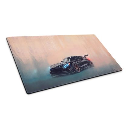Mercedes-AMG GT3 Inspired Gaming Mouse Pad – Black Race Car Extended Desk Mat
