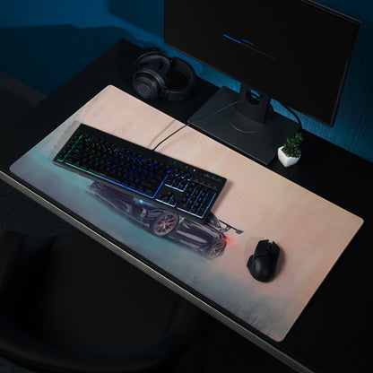 Mercedes-AMG GT3 Inspired Gaming Mouse Pad – Black Race Car Extended Desk Mat
