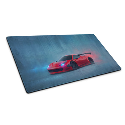 Ferrari 458 Italia GT3 Inspired Gaming Mouse Pad – Red Race Car Extended Desk Mat