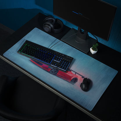 Ferrari 458 Italia GT3 Inspired Gaming Mouse Pad – Red Race Car Extended Desk Mat