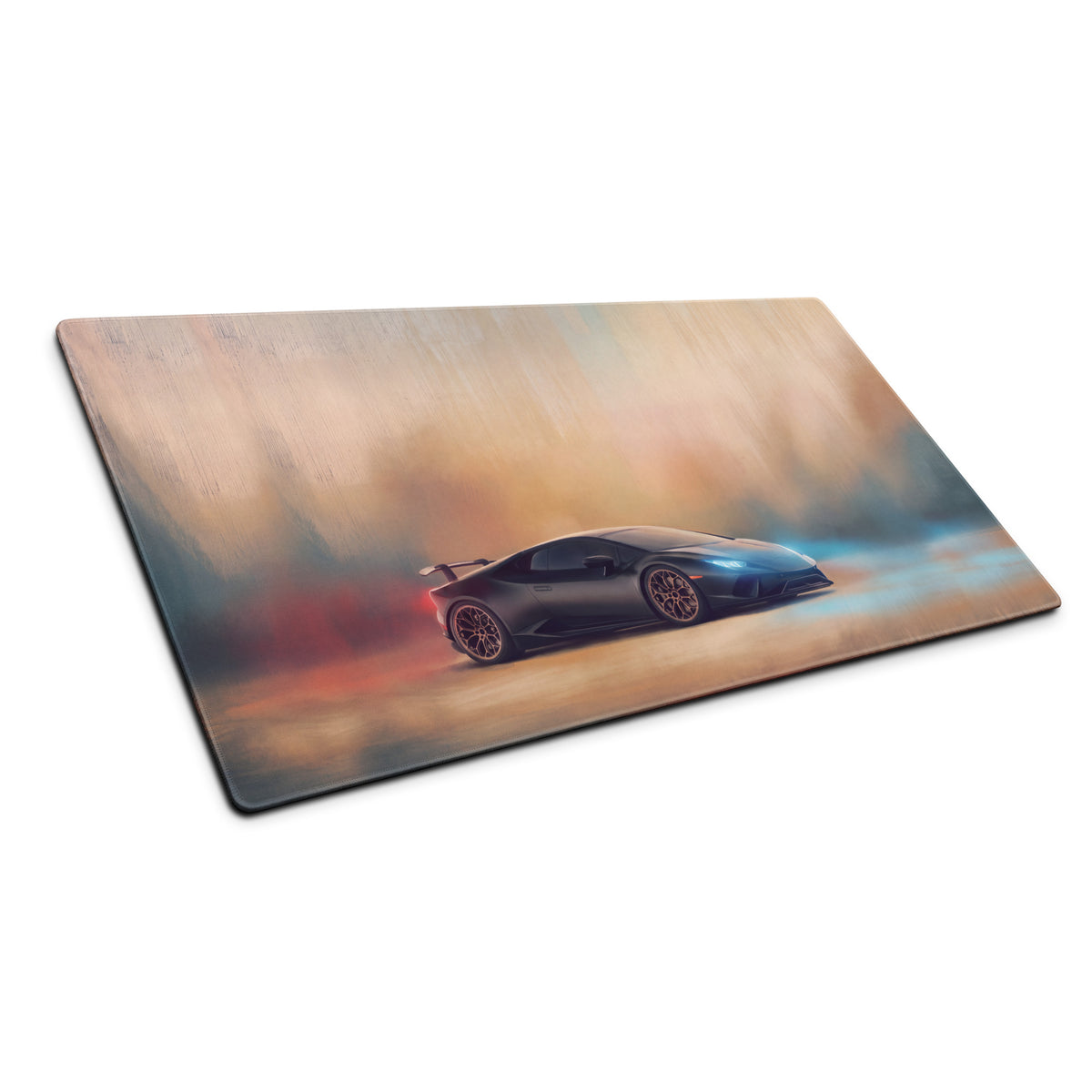 Lamborghini Huracán Inspired Gaming Mouse Pad – Black Supercar Extended Desk Mat