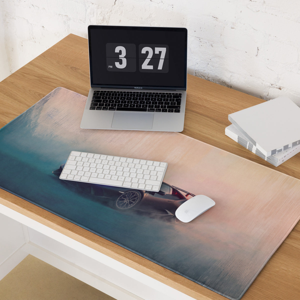 Lamborghini Huracán Inspired Gaming Mouse Pad – Black Supercar Extended Desk Mat