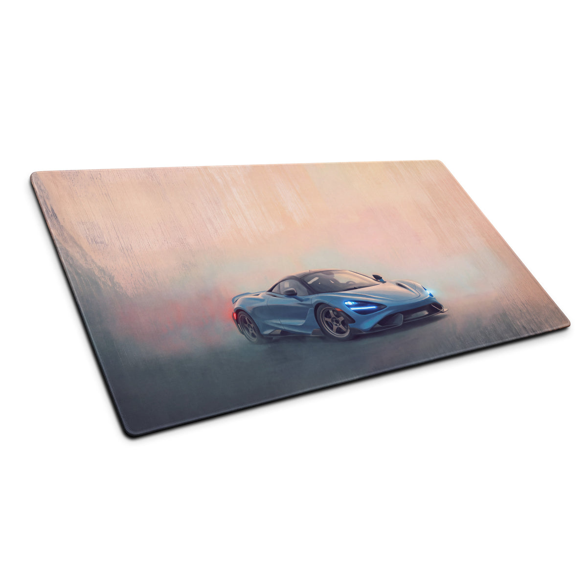 McLaren 720S Inspired Gaming Mouse Pad – Blue Supercar Extended Desk Mat
