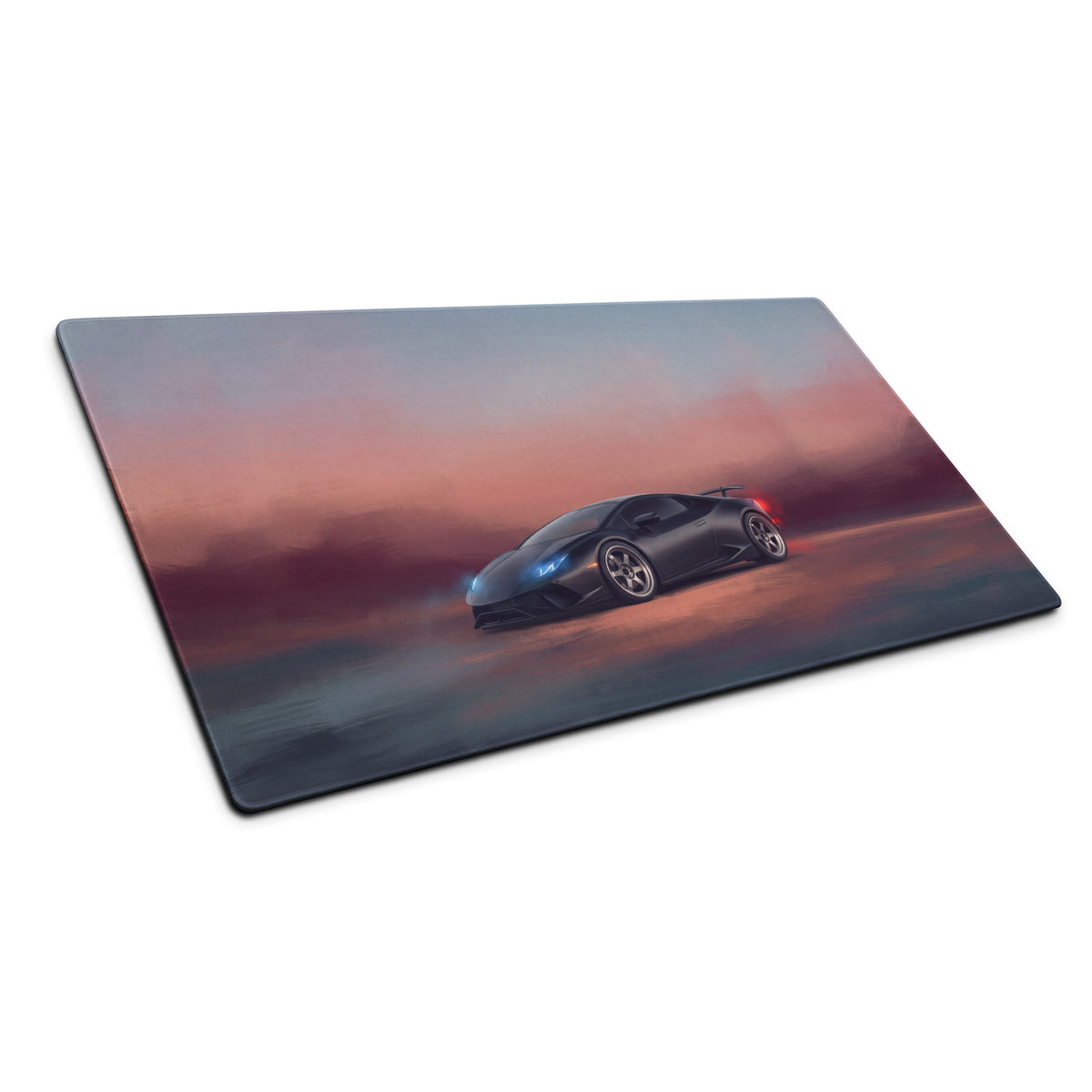 Lamborghini Huracán Inspired Gaming Mouse Pad – Black Supercar Extended Desk Mat