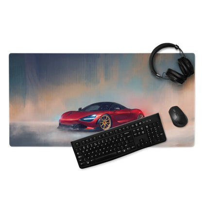 McLaren 720S Inspired Gaming Mouse Pad – Red Supercar Extended Desk Mat