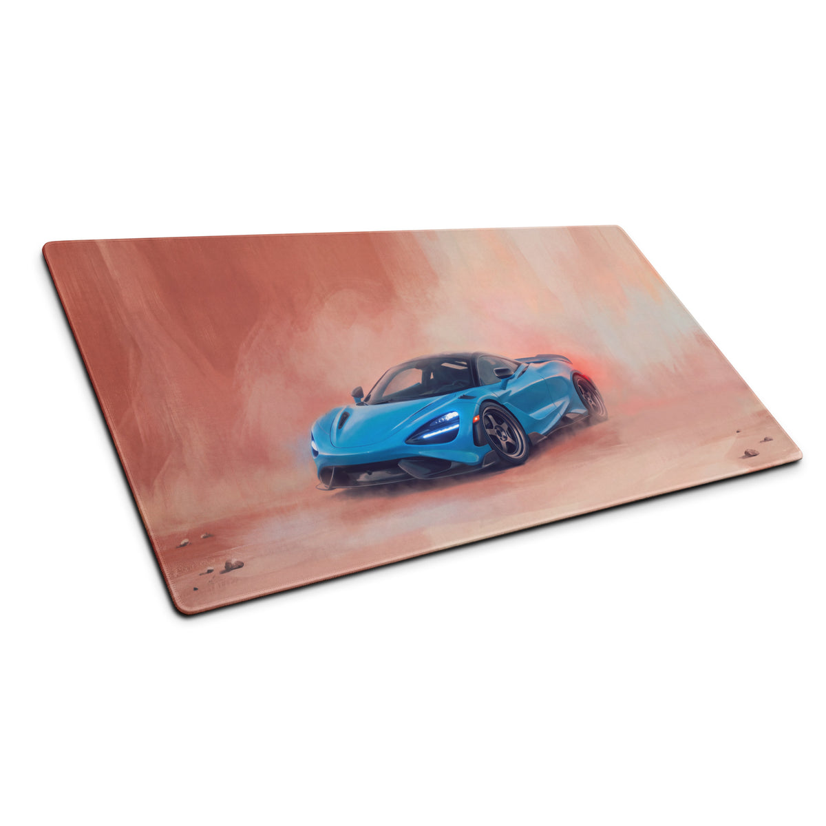 McLaren 720S Inspired Gaming Mouse Pad – Blue Supercar Extended Desk Mat