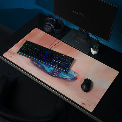McLaren 720S Inspired Gaming Mouse Pad – Blue Supercar Extended Desk Mat