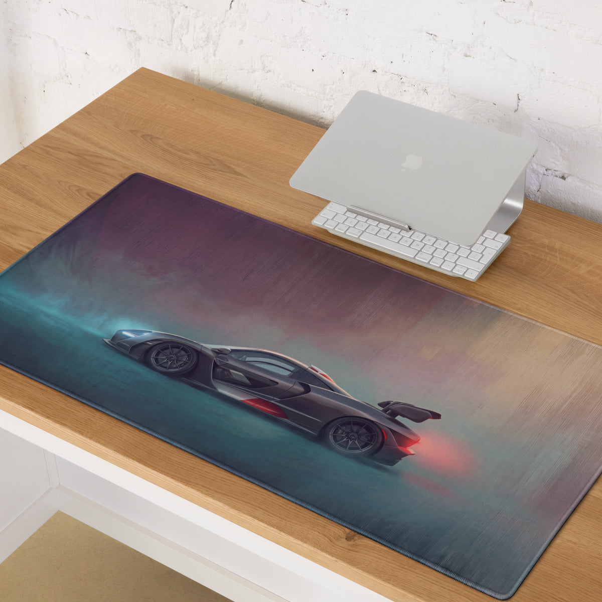 McLaren Senna Inspired Gaming Mouse Pad – Black Hypercar Extended Desk Mat